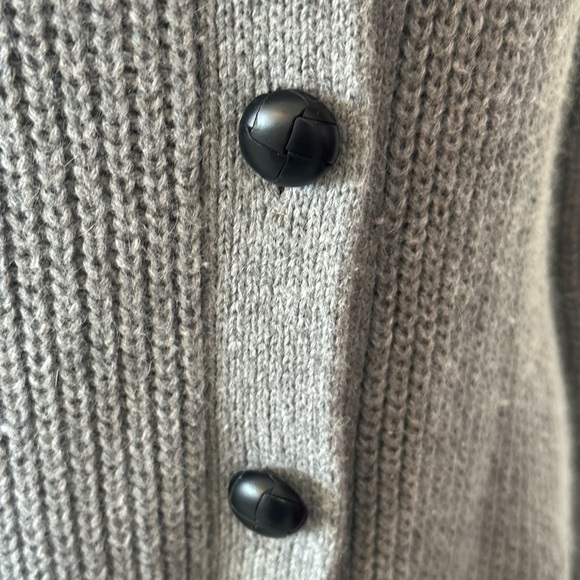 Theory | Gray Cashmere Blend Swing Cardigan Jacket - Picture 8 of 10
